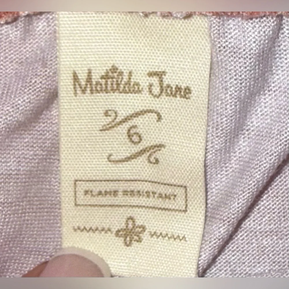 Matilda Jane Just Imagine Celina Girls Big Ruffle PJs Size 6